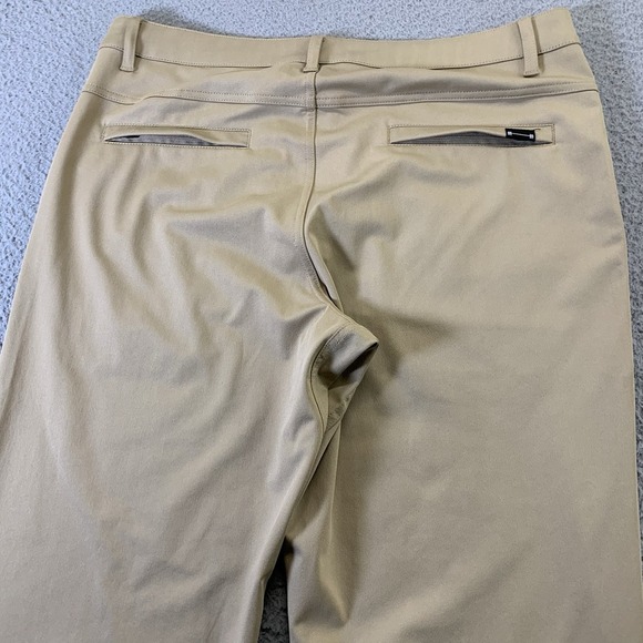 Barbell Apparel Chino Pants Mens 32x30 Beige Performance Train Gym Stretch Golf - Picture 12 of 15